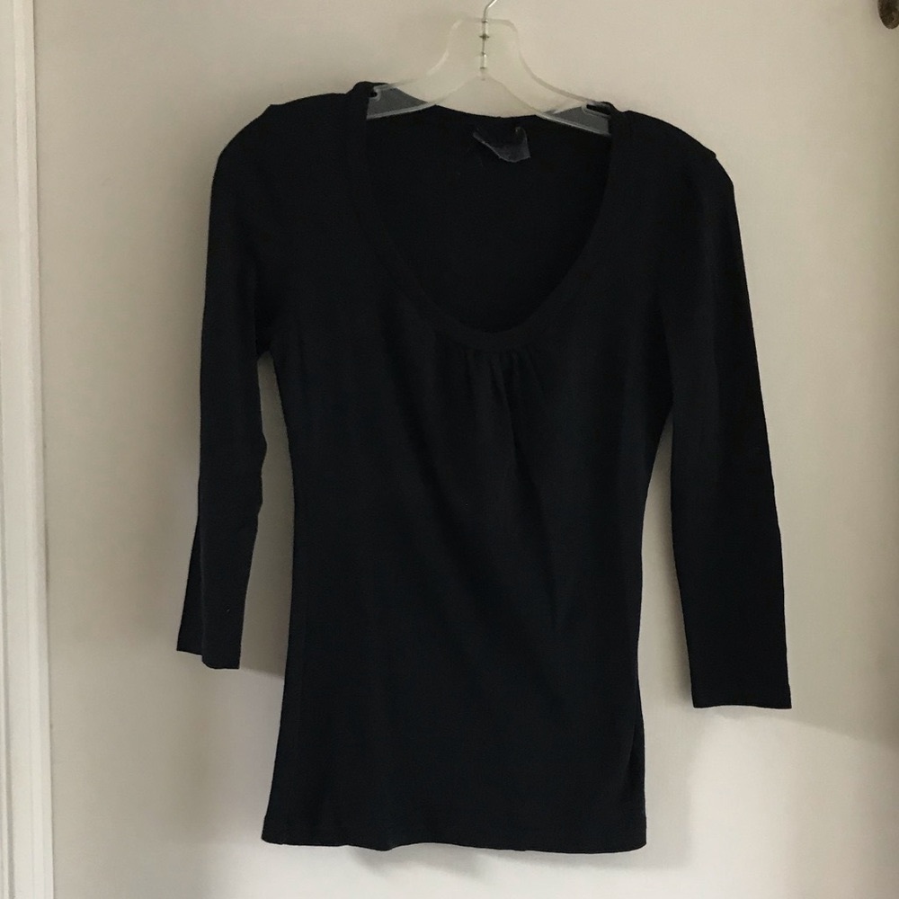 Michael Stars Classic Scoop Neck Sparkle Tee